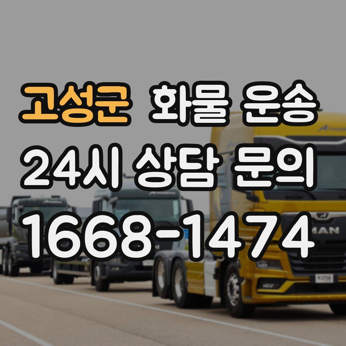 고성군 화물 운송