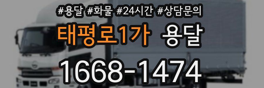 태평로1가 용달