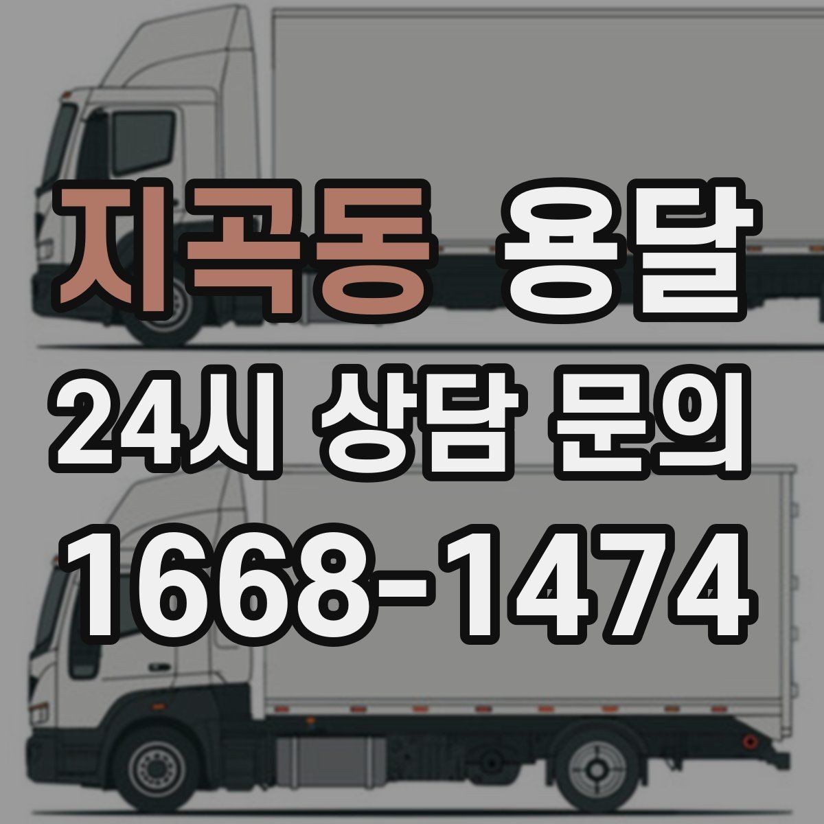 지곡동 용달 카고가 유리한 짐은 이런 경우입니다