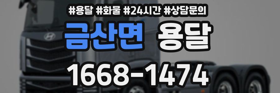 금산면 용달