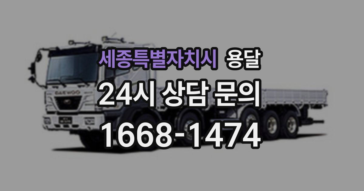 세종특별자치시 용달