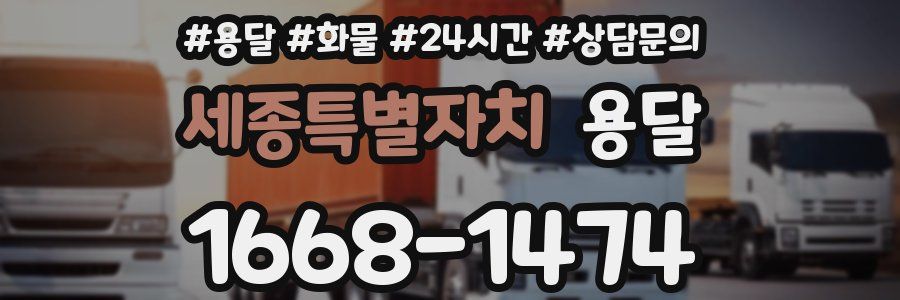 세종특별자치 용달