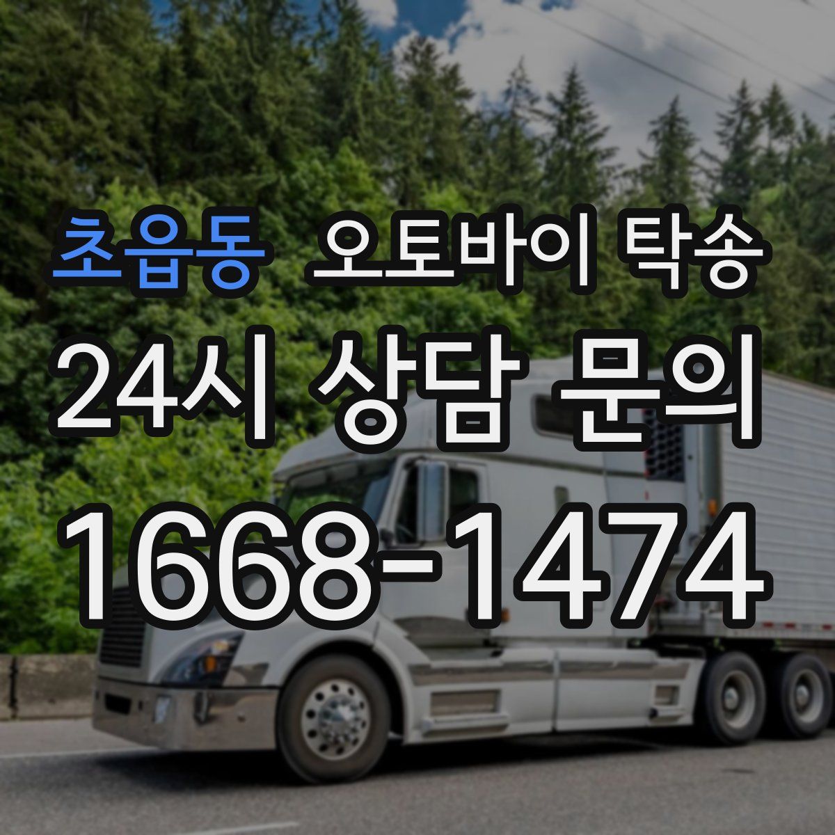 초읍동 오토바이 탁송