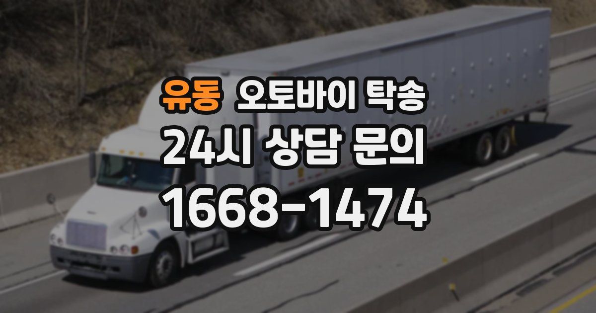 유동 오토바이 탁송