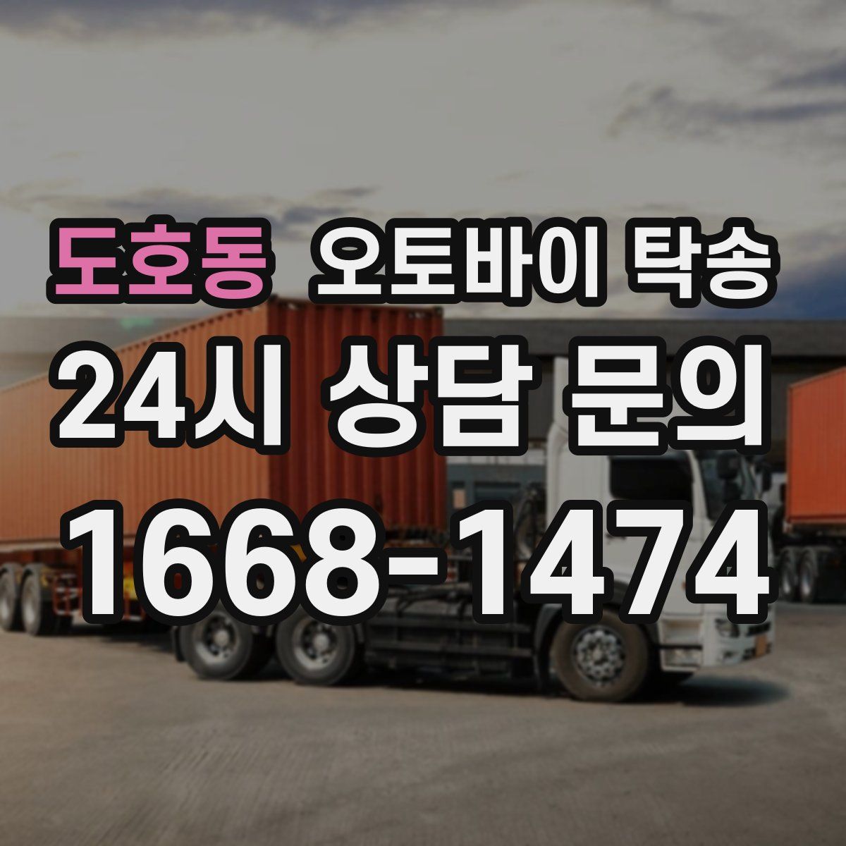 도호동 오토바이 탁송