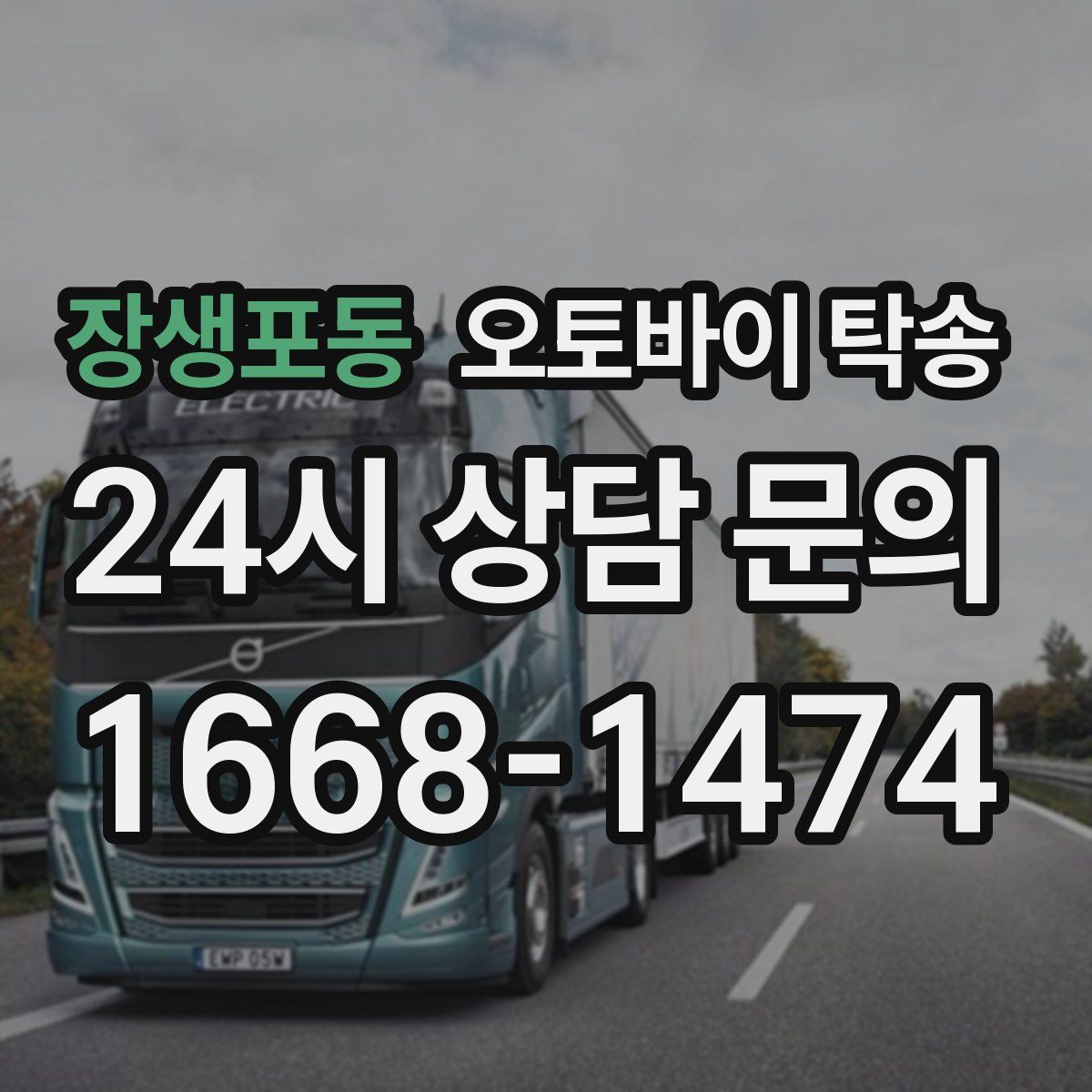 장생포동 오토바이 탁송