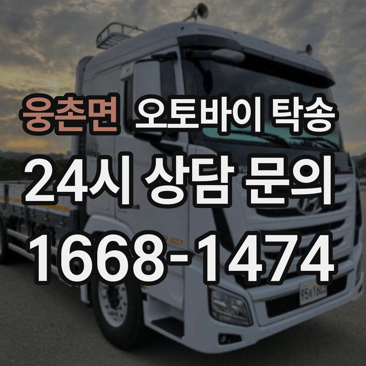 웅촌면 오토바이 탁송