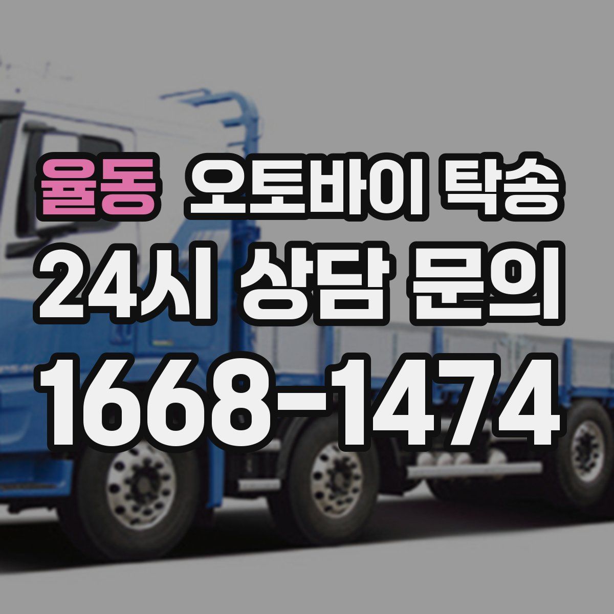 율동 오토바이 탁송