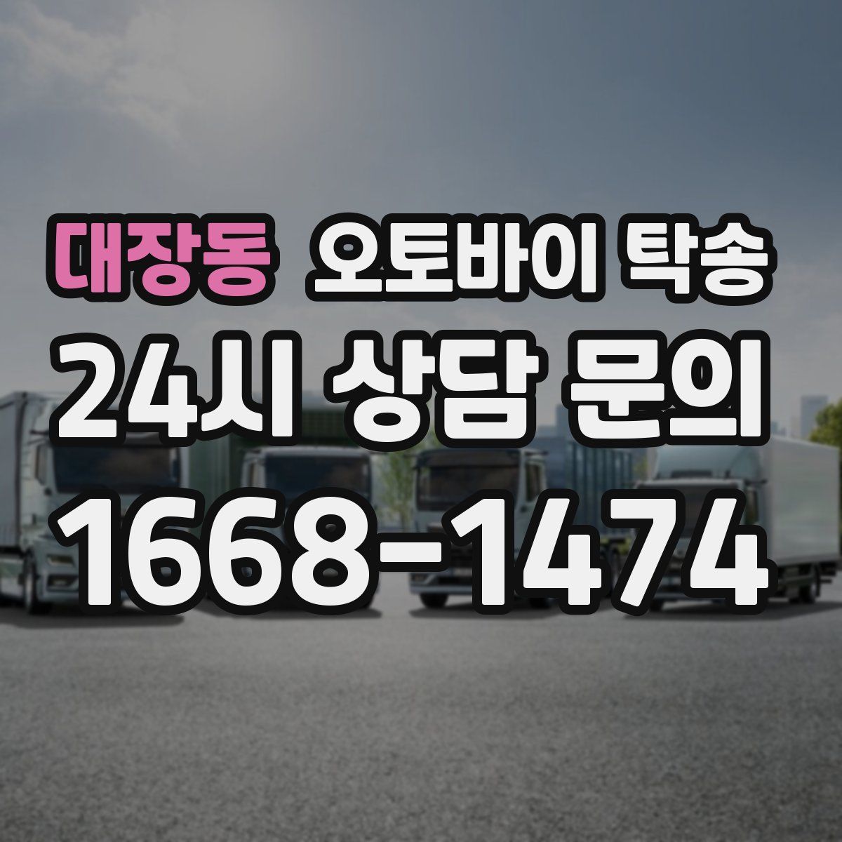 대장동 오토바이 탁송