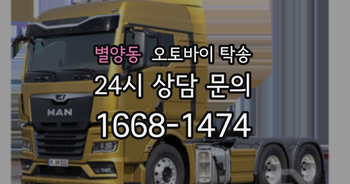 별양동 오토바이 탁송