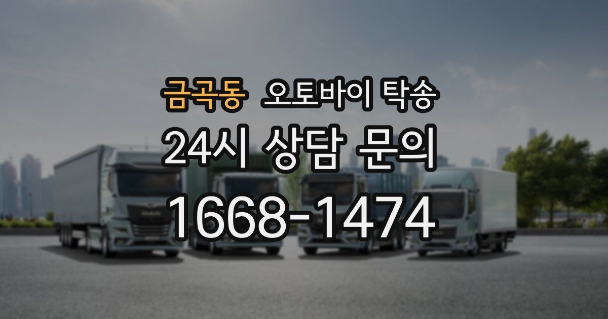 금곡동 오토바이 탁송