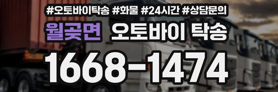 월곶면 오토바이 탁송