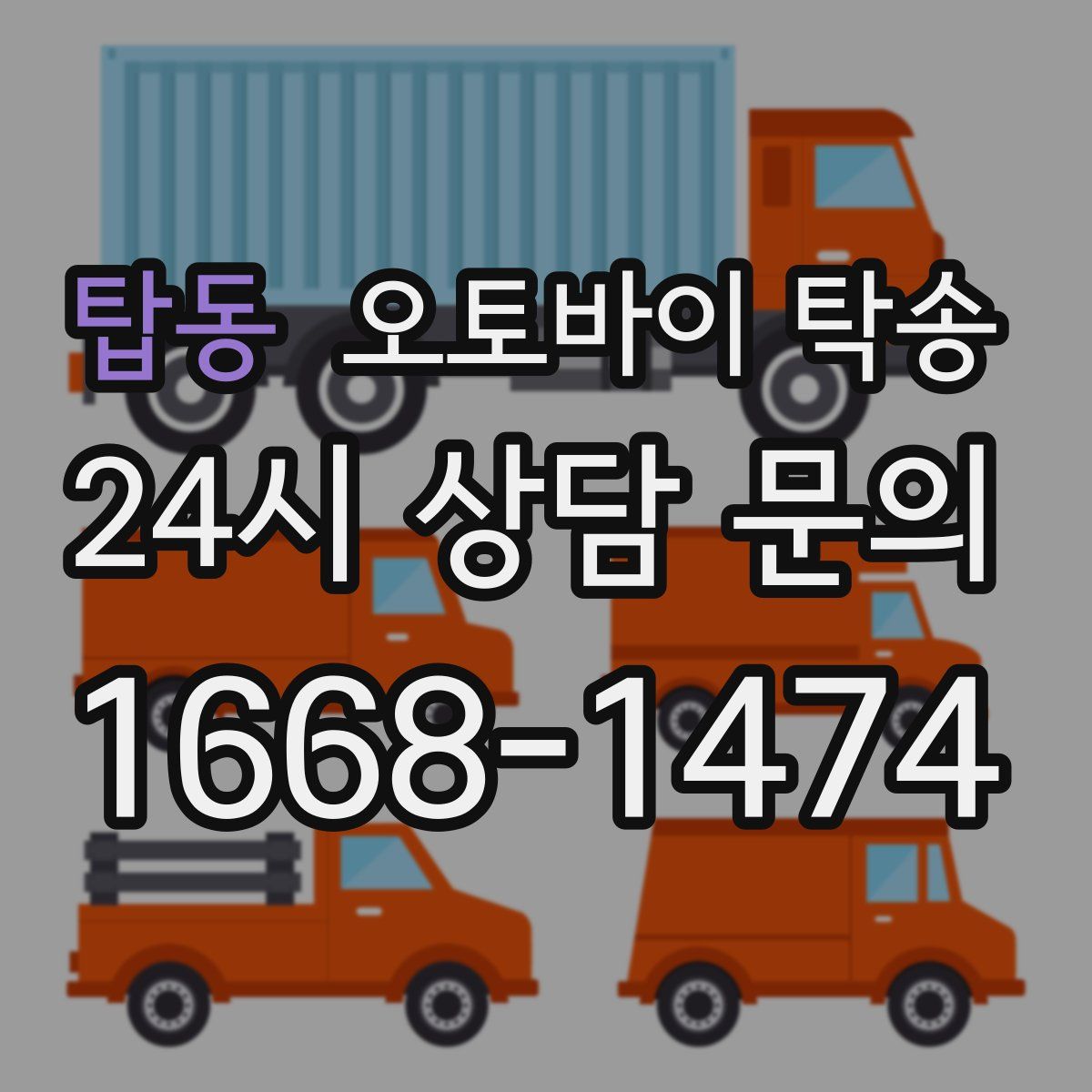 탑동 오토바이 탁송