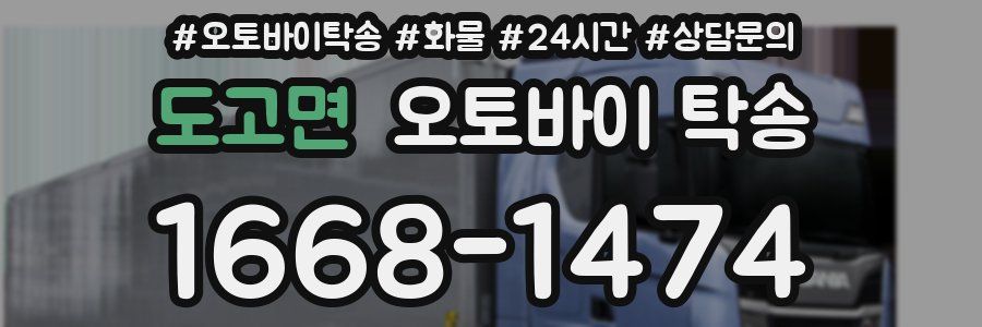 도고면 오토바이 탁송