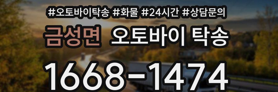 금성면 오토바이 탁송