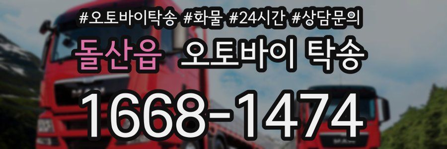 돌산읍 오토바이 탁송