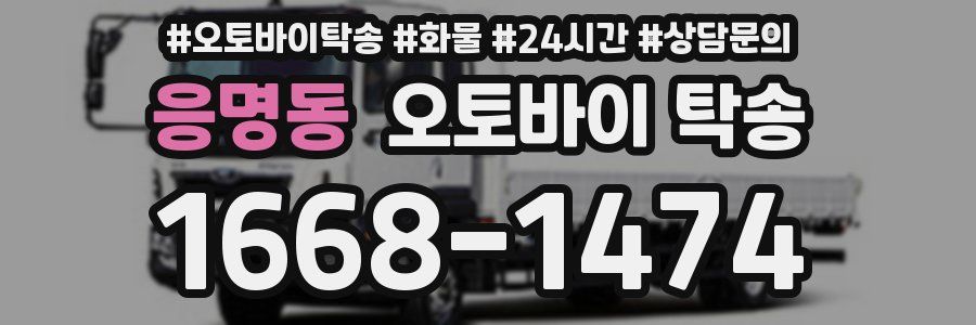 응명동 오토바이 탁송