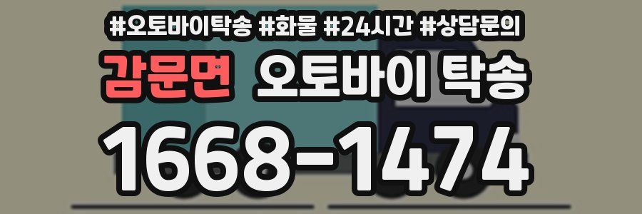 감문면 오토바이 탁송