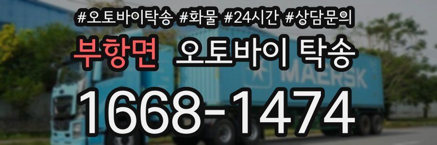부항면 오토바이 탁송