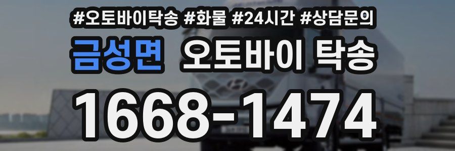 금성면 오토바이 탁송
