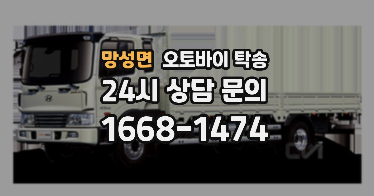 망성면 오토바이 탁송