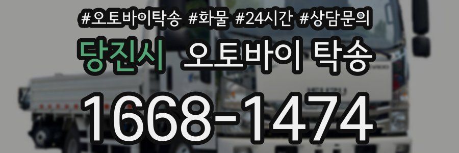 당진시 오토바이 탁송