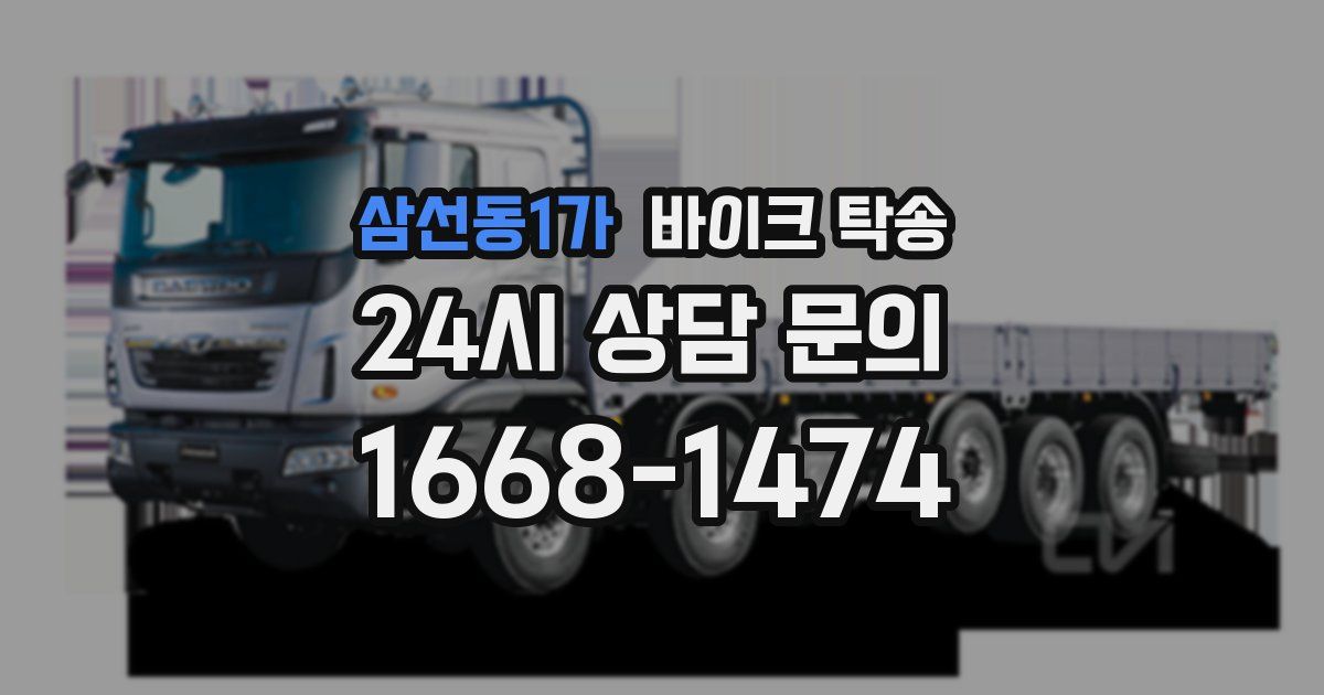 삼선동1가 바이크 탁송