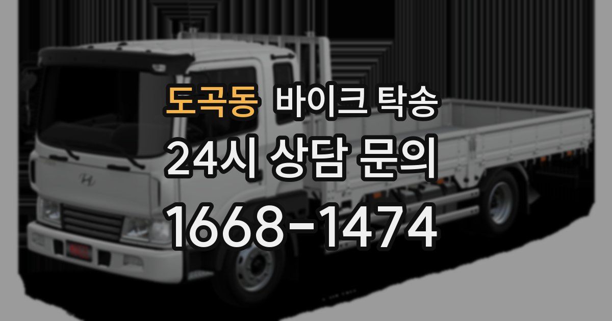 도곡동 바이크 탁송