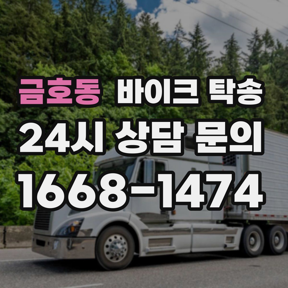 금호동 바이크 탁송