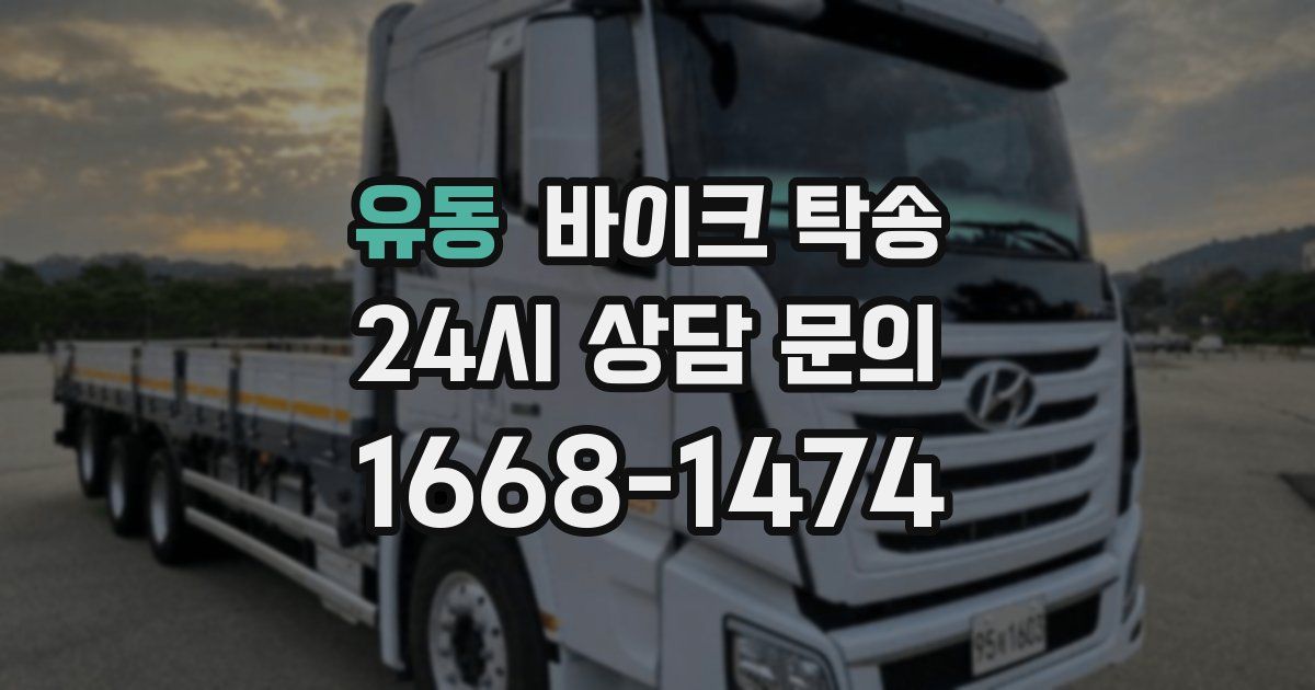 유동 바이크 탁송