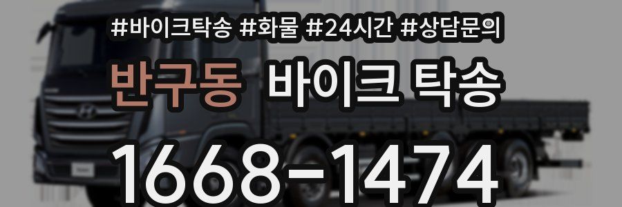 반구동 바이크 탁송