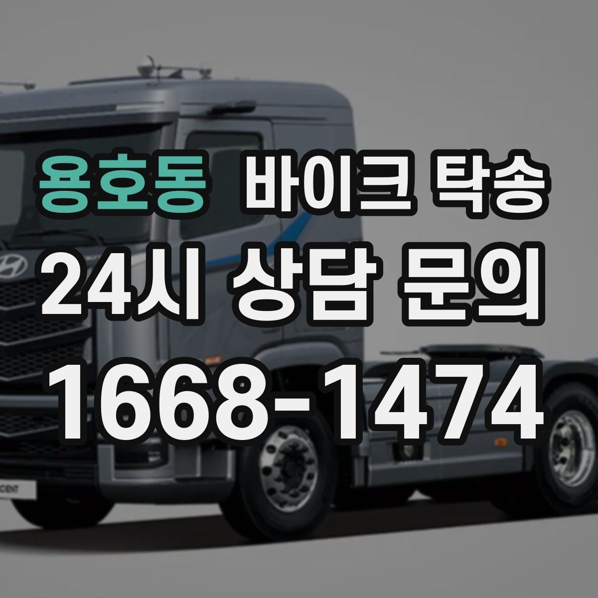 용호동 바이크 탁송 커스텀 파츠 많은 바이크 이동 전 체크