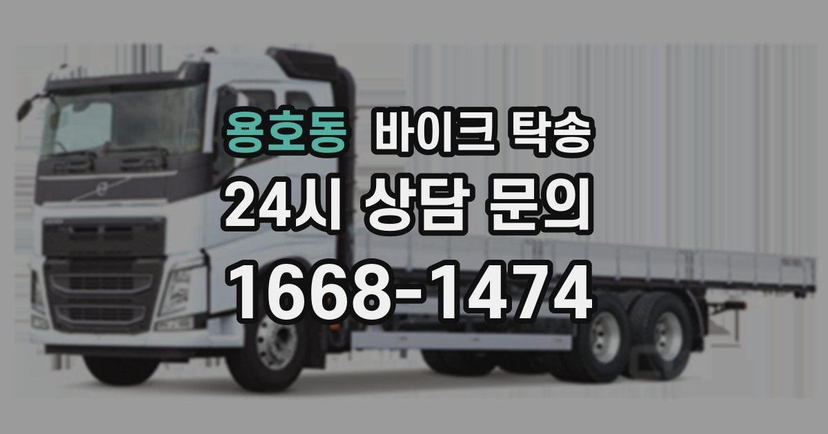 용호동 바이크 탁송