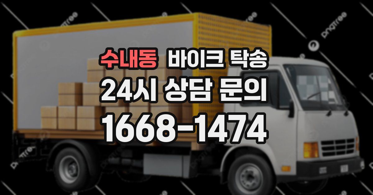 수내동 바이크 탁송