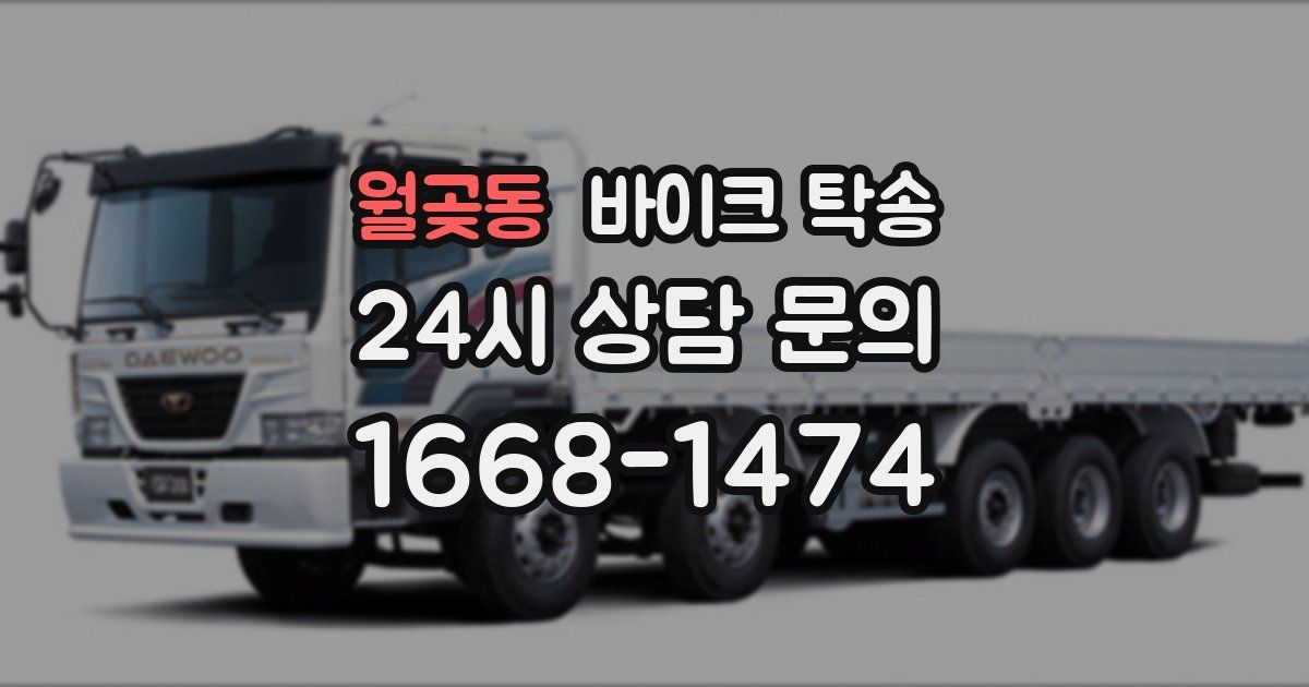 월곶동 바이크 탁송