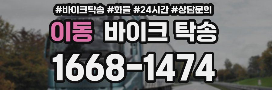 이동 바이크 탁송