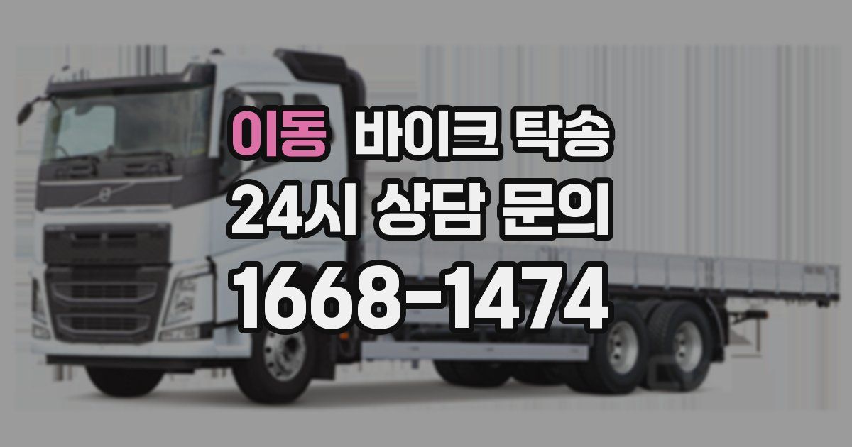 이동 바이크 탁송