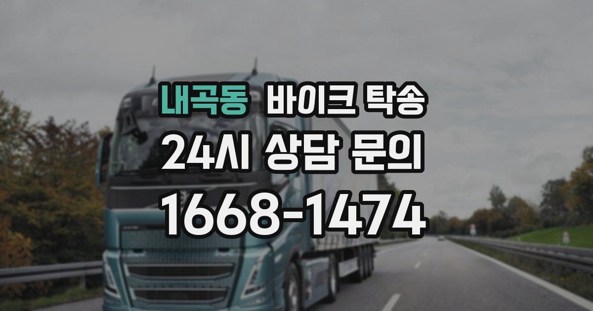 내곡동 바이크 탁송