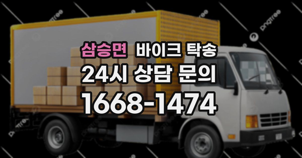 삼승면 바이크 탁송