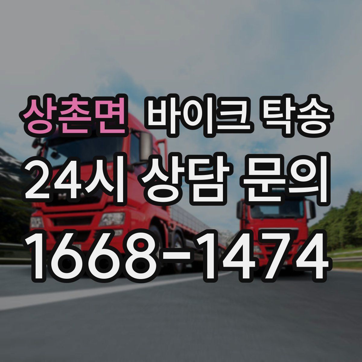 상촌면 바이크 탁송