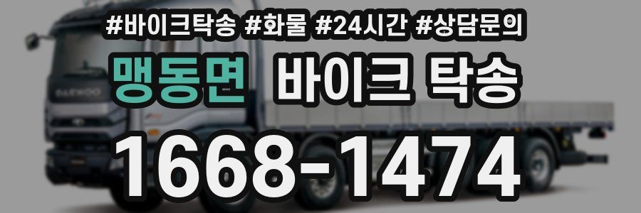 맹동면 바이크 탁송