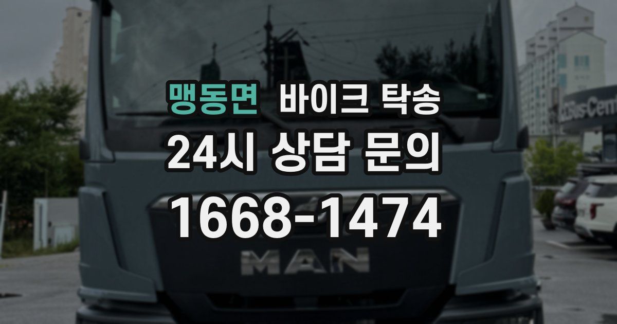 맹동면 바이크 탁송