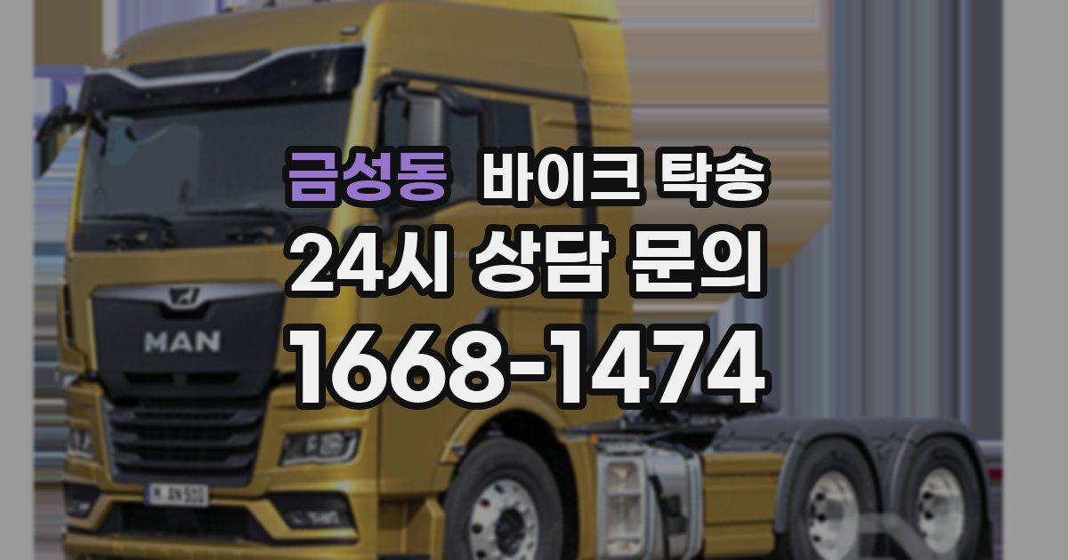 금성동 바이크 탁송