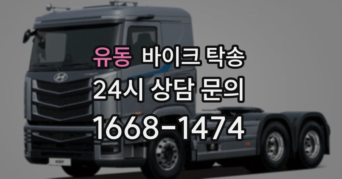 유동 바이크 탁송