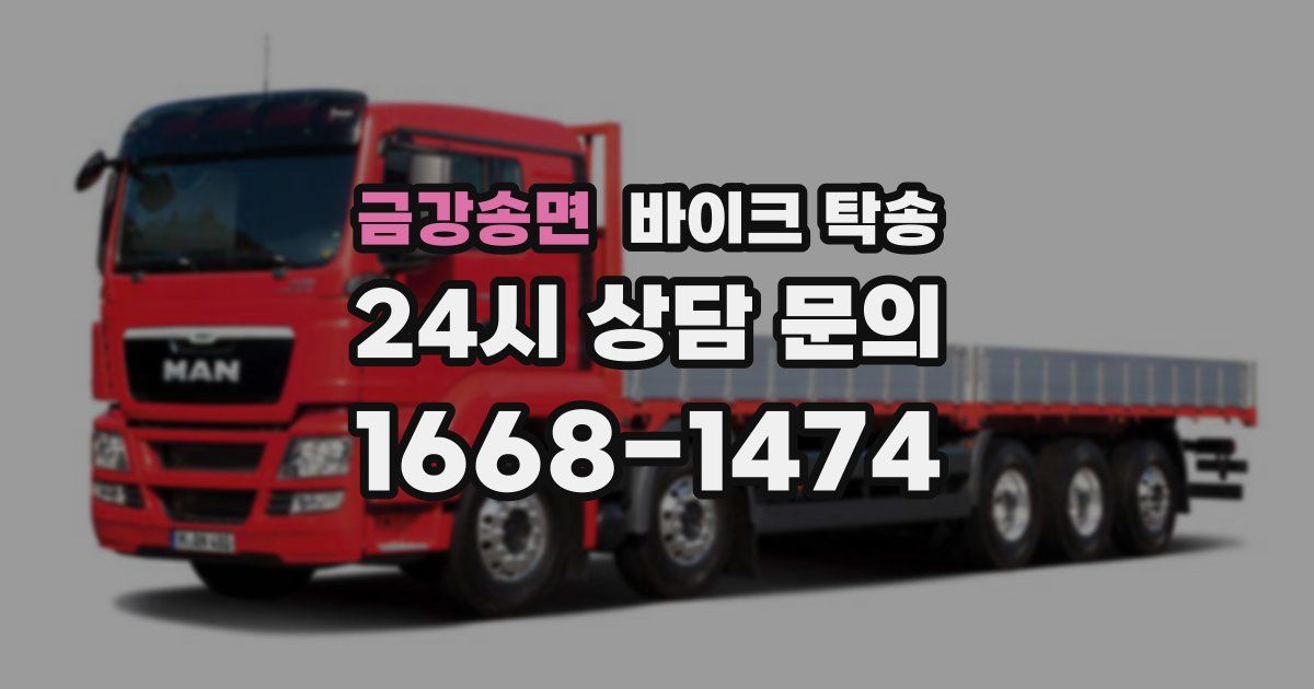 금강송면 바이크 탁송