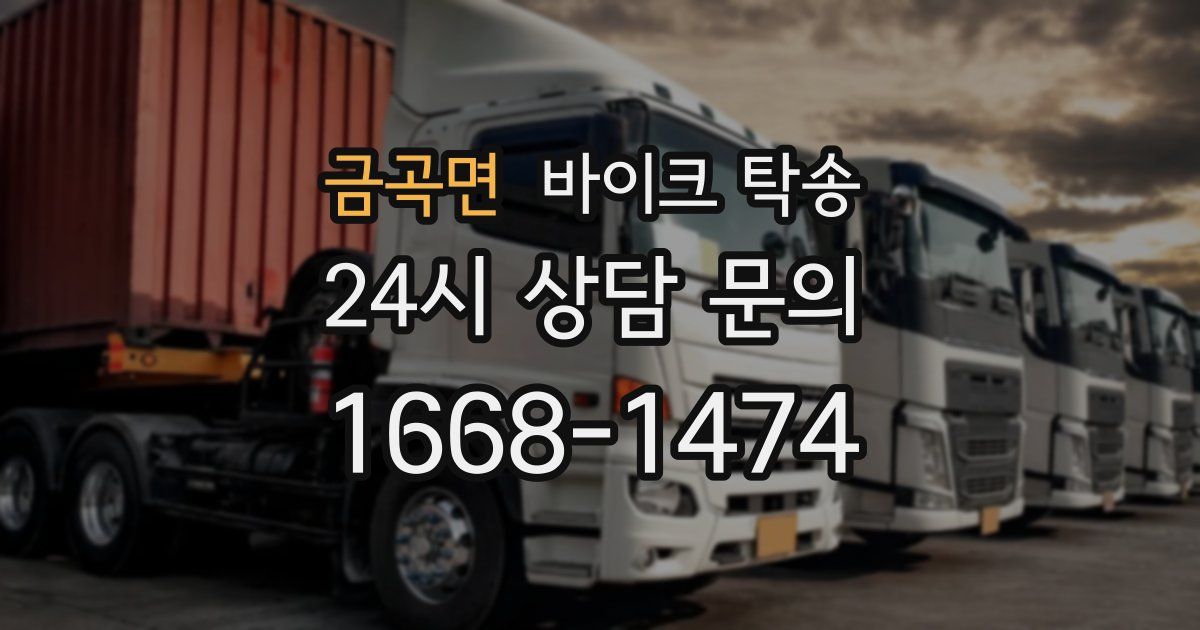 금곡면 바이크 탁송