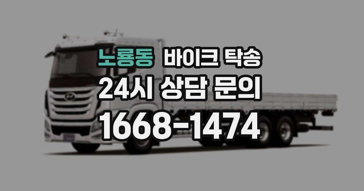 노룡동 바이크 탁송