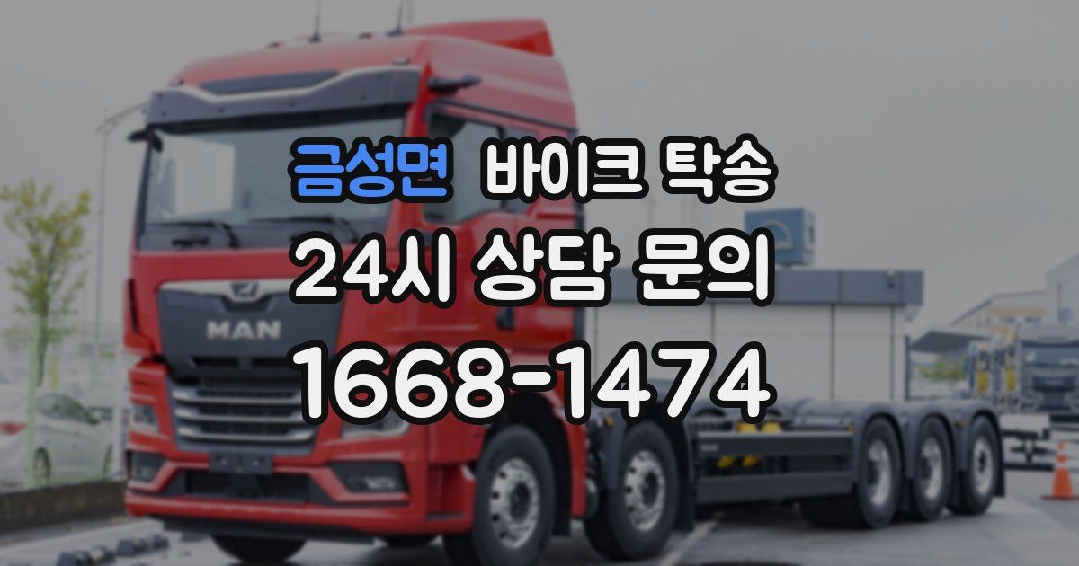 금성면 바이크 탁송