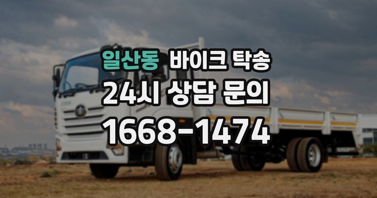 일산동 바이크 탁송