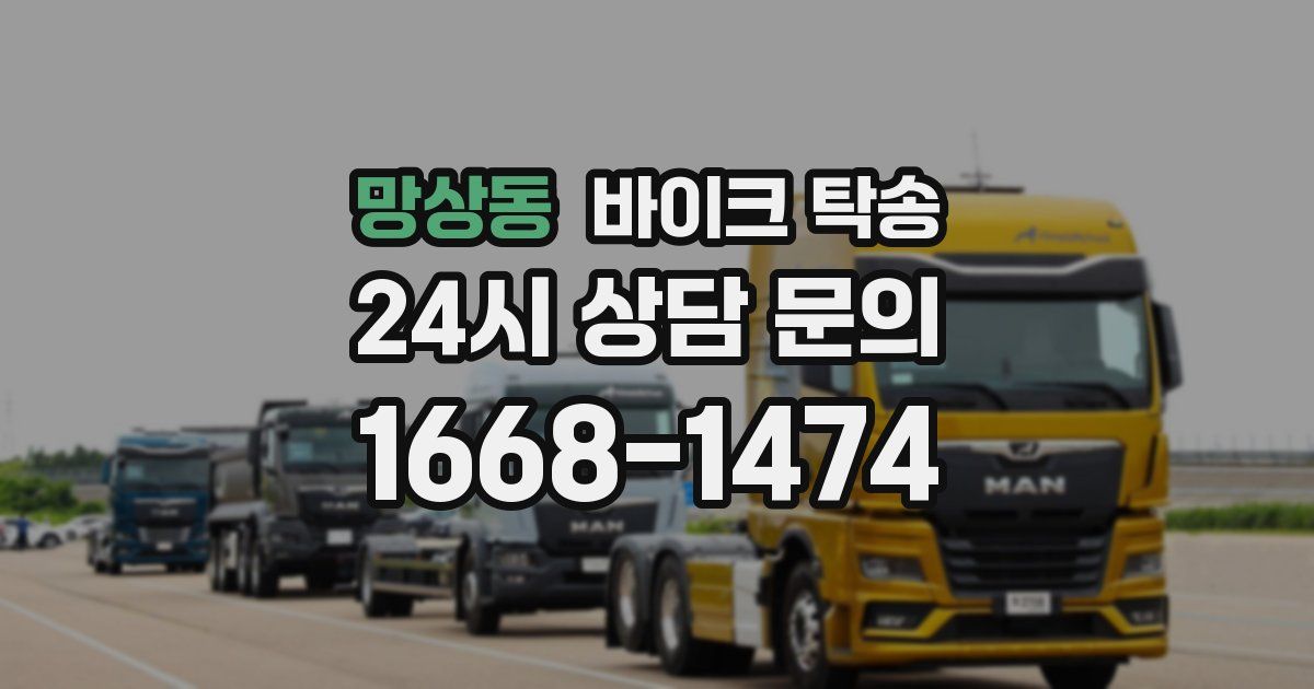 망상동 바이크 탁송